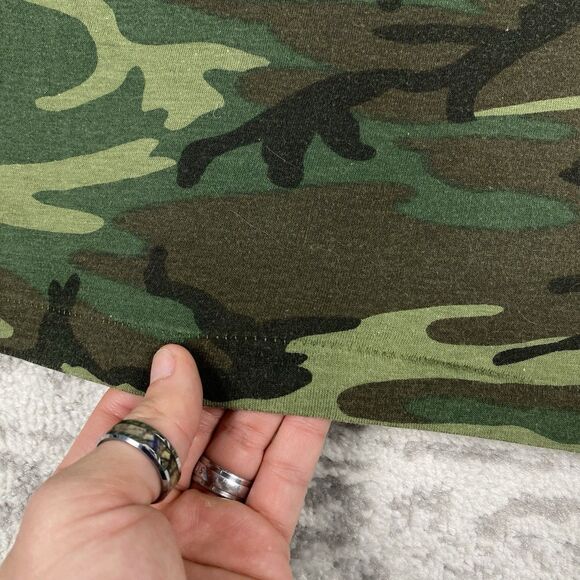 VTG Crafted w/ Pride Shirt in America Single Stitch Casual Camouflage Size XL - Picture 4 of 6